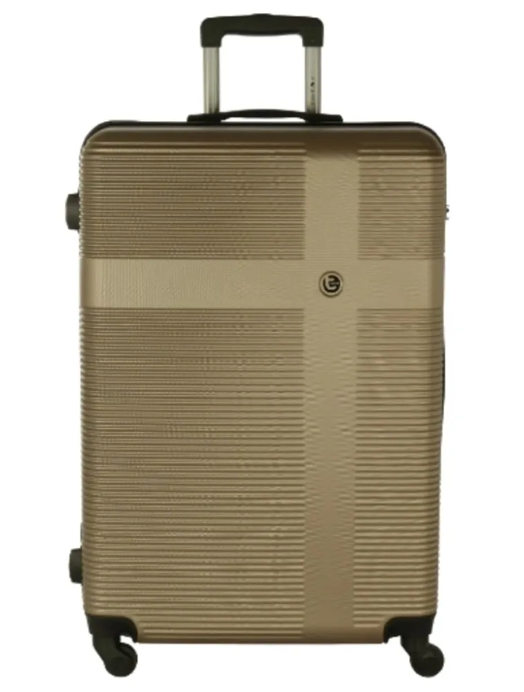 Mala de viagem grande 32kg 360 milao dourado
