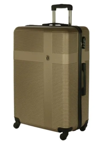 Mala de viagem grande 32kg 360 milao dourado