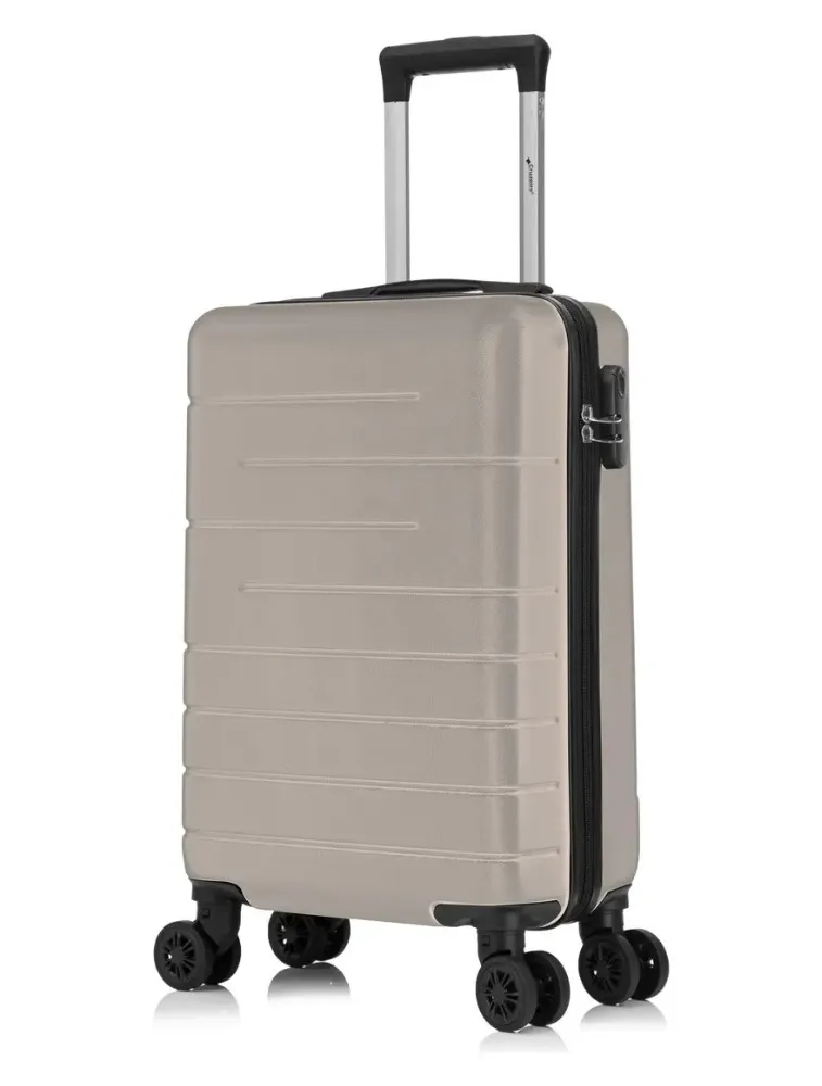 Mala de viagem abs pq 10kg champagne - 11014