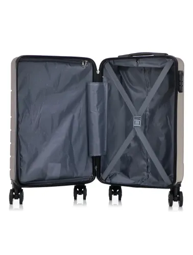 Mala de viagem abs pq 10kg champagne - 11014