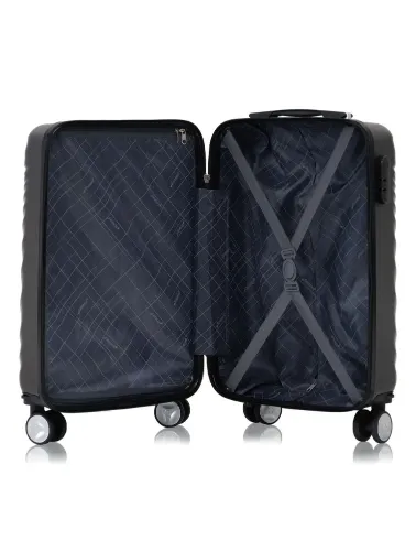 MALA DE VIAGEM ABS PQ 10KG PRETO - 11017M