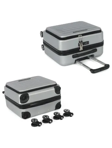 MALA EXECUTIVA ABS POLOKING PRATA