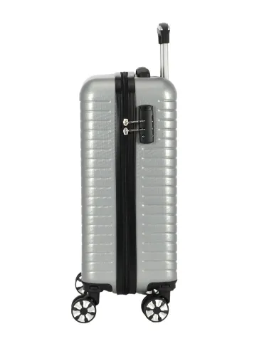 Mala de viagem abs bordo 08kg prata