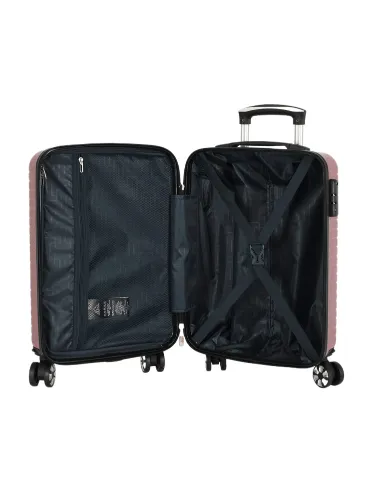 Mala de viagem abs bordo 08kg rose