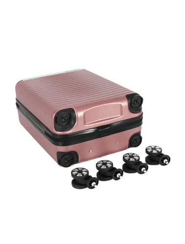 Mala de viagem abs bordo 08kg rose