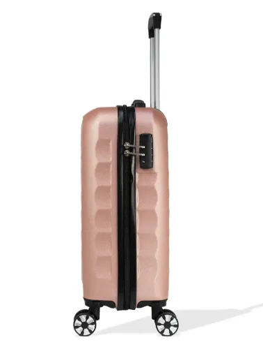 Mala de viagem abs pequena 08kg rose
