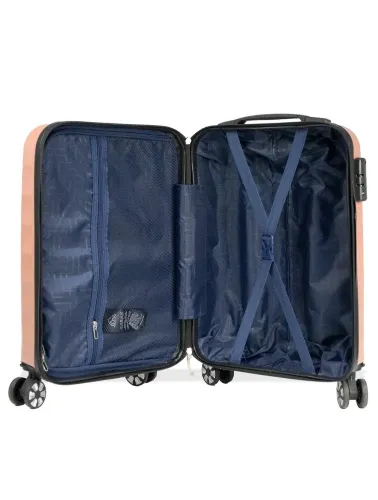 Mala de viagem abs pequena 08kg rose