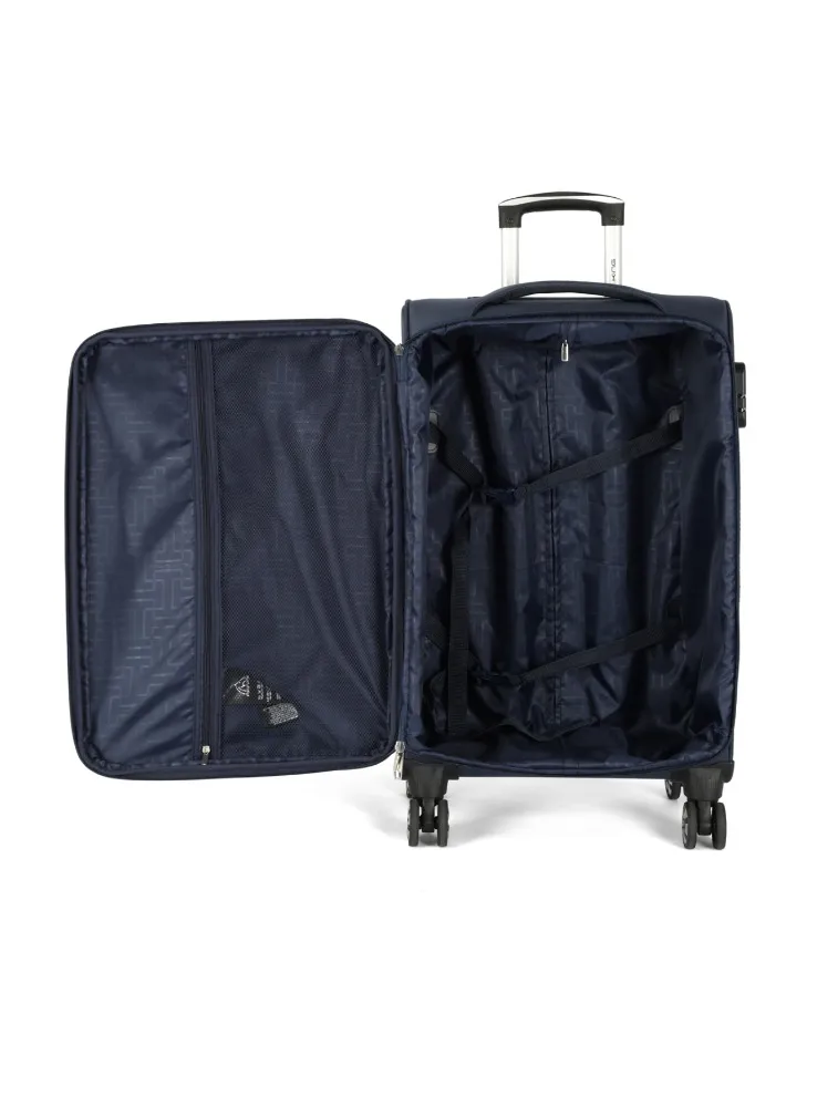 MALA DE VIAGEM TECIDO PEQUENA 10KG AZUL