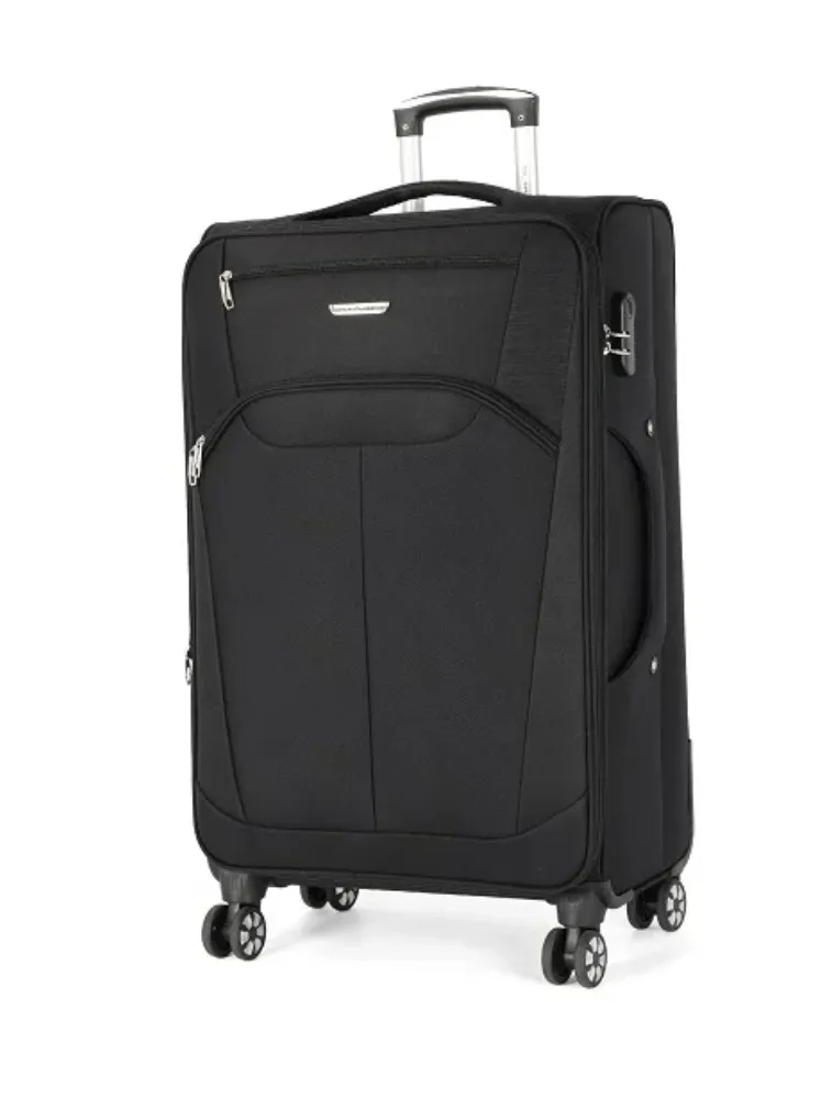 MALA DE VIAGEM TECIDO PEQUENA 10KG PRETO