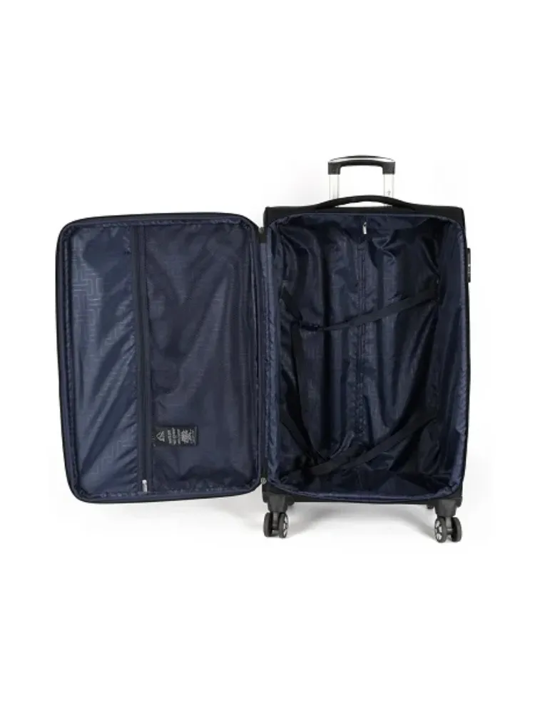 MALA DE VIAGEM TECIDO PEQUENA 10KG PRETO