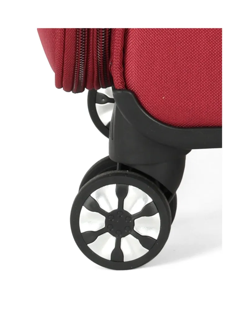 MALA DE VIAGEM TECIDO MEDIA 23KG VERMELHO