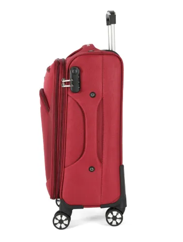 MALA DE VIAGEM TECIDO MEDIA 23KG VERMELHO