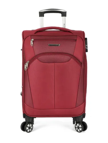 MALA DE VIAGEM TECIDO MEDIA 23KG VERMELHO