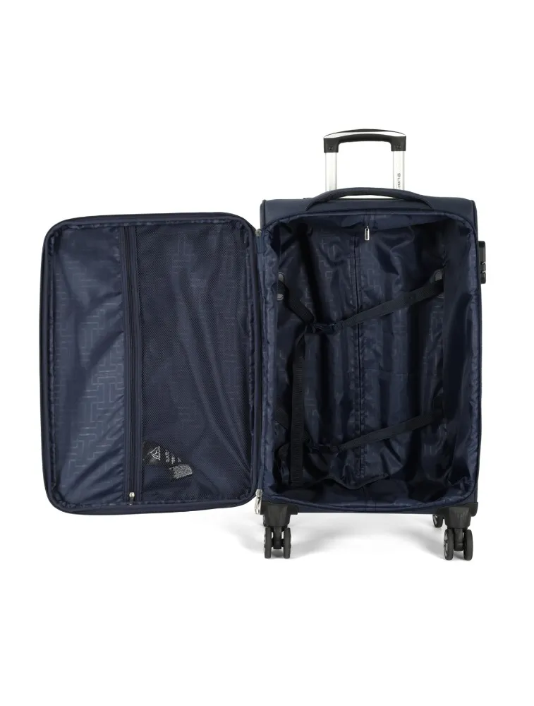 MALA DE VIAGEM TECIDO GRANDE 32KG AZUL