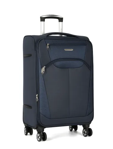 MALA DE VIAGEM TECIDO GRANDE 32KG AZUL