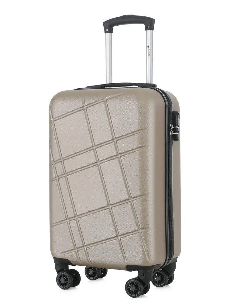 Mala de viagem abs pq 10kg 11016 champagne