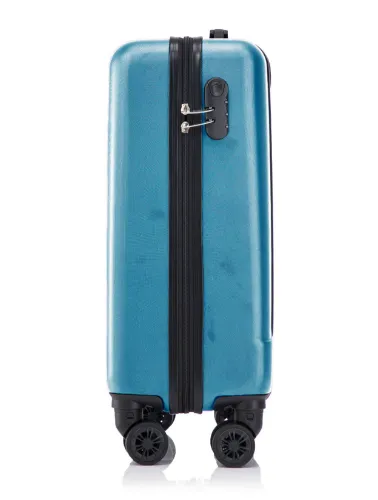 Mala de viagem abs pq 10kg 11013 ciano-rosa