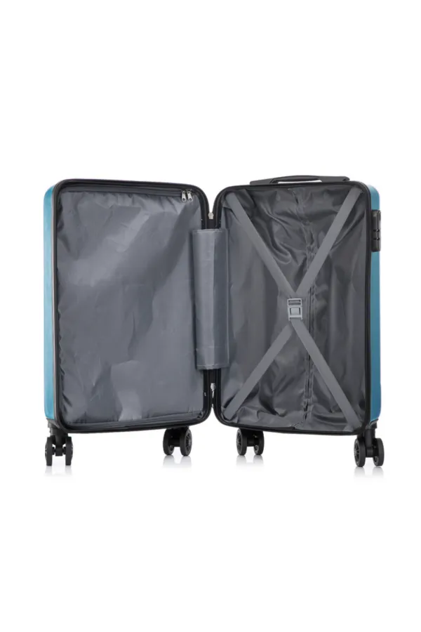 Mala de viagem abs pq 10kg 11013 ciano-rosa