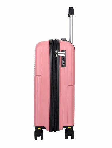 Mala de viagem polipropileno pq 10kg rose 6009 m