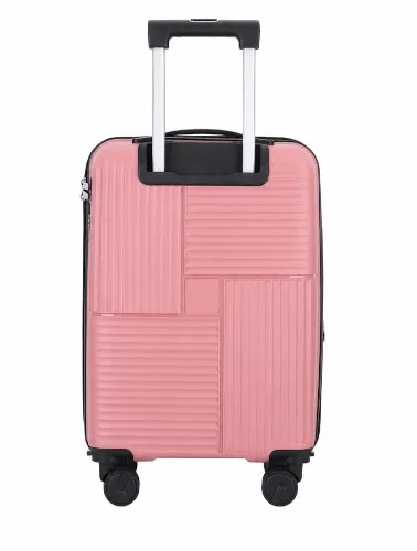 Mala de viagem polipropileno pq 10kg rose 6009 m