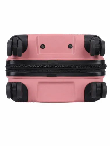 Mala de viagem polipropileno pq 10kg rose 6009 m