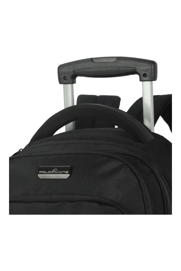 Mochila executiva carrinho comp p/ notebook preto