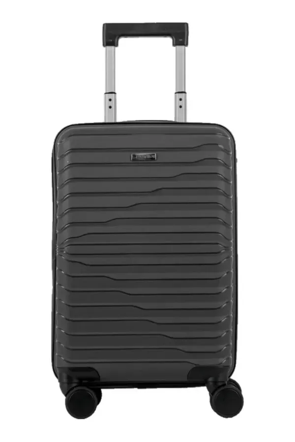 Mala de viagem bordo 10kg em pp essencial plus grafite