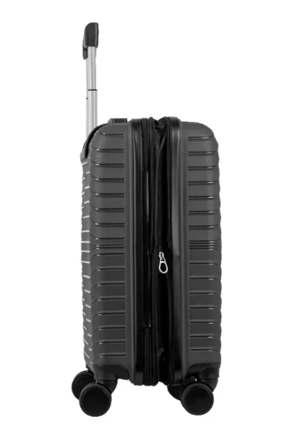Mala de viagem bordo 10kg em pp essencial plus grafite