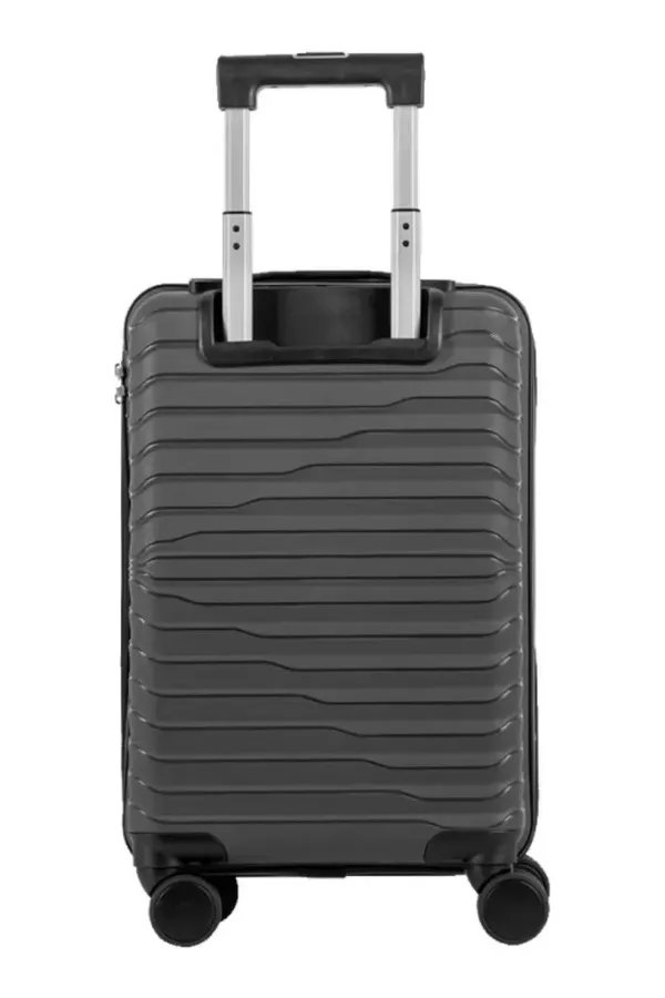 Mala de viagem bordo 10kg em pp essencial plus grafite