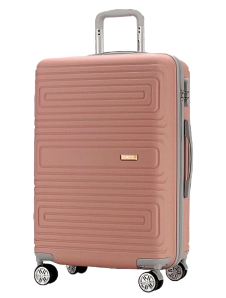 MALA DE VIAGEM CRUZEIRO GRANDE 32KG EM ABS - 107 ROSA
