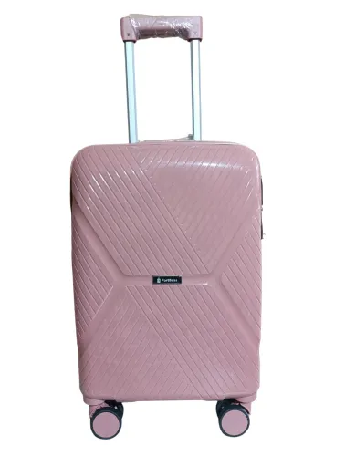 Mala de viagem pequena 10kg fb fortbolsa polipropileno a212 rosa