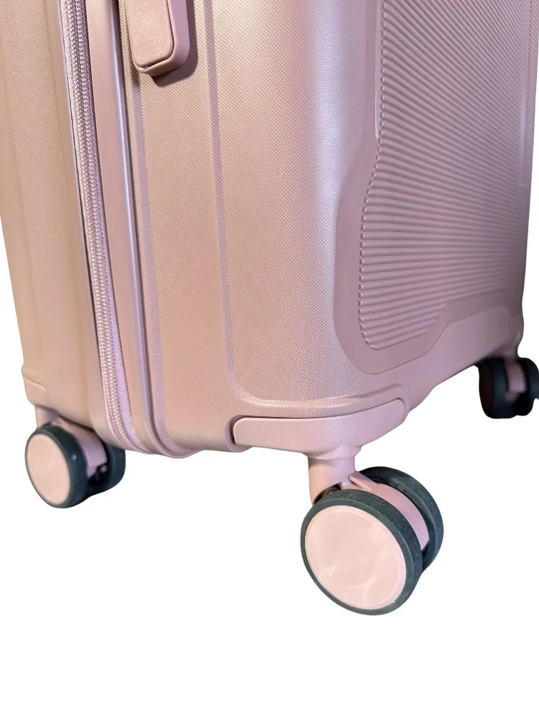 Mala de viagem pequena 10kg fb fortbolsa polipropileno a214 rosa