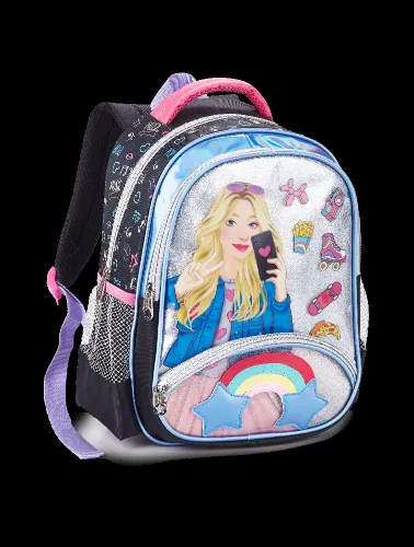 MOCHILA INFANTIL FEMININO LOIRA SELFIE DL 1468