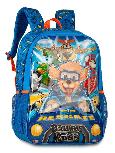 MOCHILA INFANTIL MASCULINO DOG RESGATE DR 23064 J