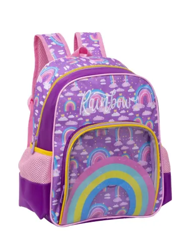 MOCHILA INFANTIL FEMININO RAINBOW MIF 5334-13