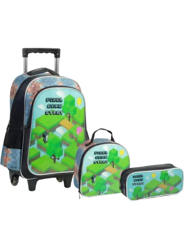 KIT INFANTIL MASCULINO PIXEL GAME MIM 6342-C