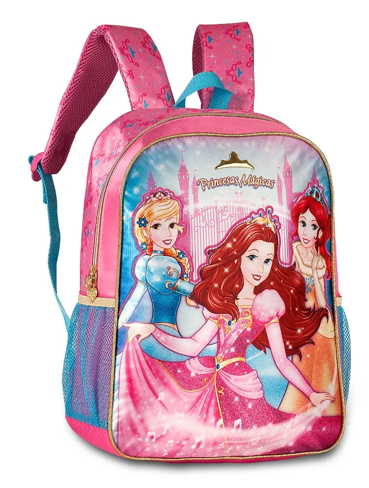 Mochila infantil feminino prin magicas pr 23022 j