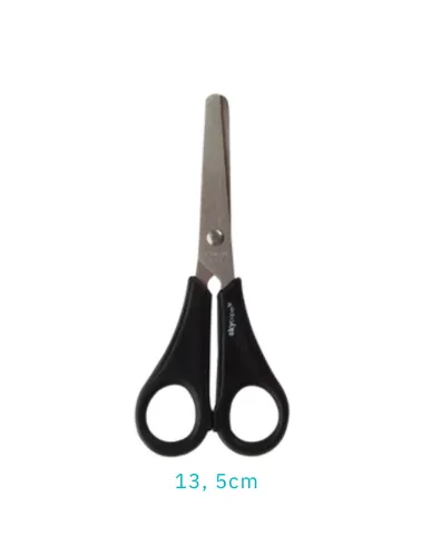 TESOURA ESCOLAR 13,5CM PRETA  - SK1801