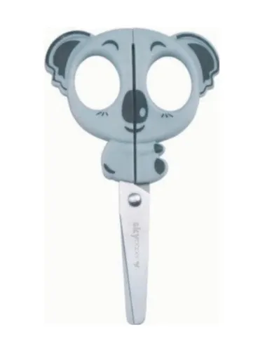 TESOURA ESCOLAR 13,5CM COALA BLISTER COM 1 UN SK1811