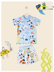 CONJUNTO - PIRATAS TUTU - AZUL 2102