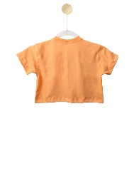 CONJUNTO - CROPPED E SHORT SAIA - ONÇA