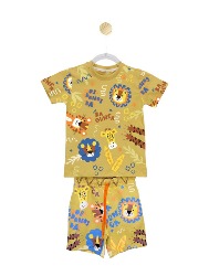 CONJUNTO - DONOS DA BAGUNÇA - AMARELO