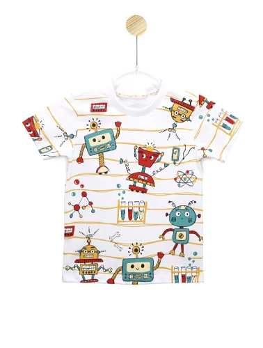 CAMISETA - ROBÓTICA - BRANCO