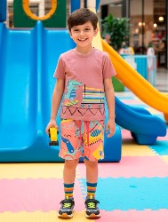 CONJUNTO - JACARÉ INVERTED - GOIABA 2327