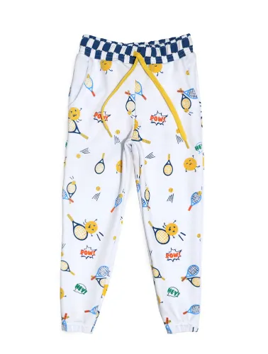 CALÇA - MOLETOM INVERNO - TÊNIS - BRANCO