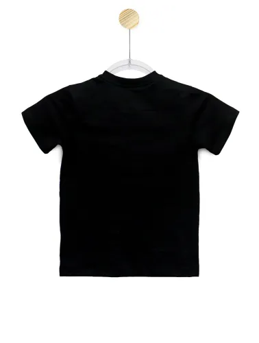 CAMISETA - DINO NA PRAIA - PRETO