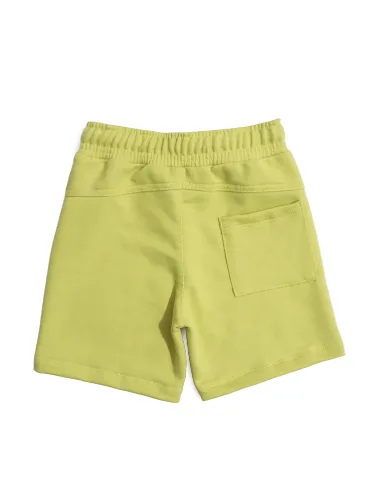 SHORT MOLETOM LISO - VERDE CLARO - 2427