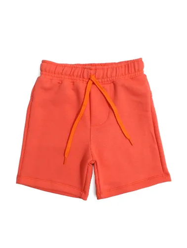 SHORT MOLETOM LISO - LARANJA 2300