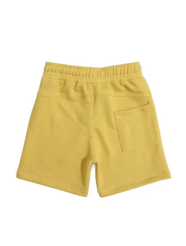SHORT MOLETOM LISO - AMARELO - 2302