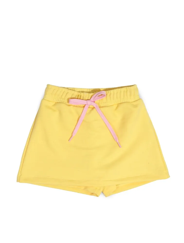 SHORT-SAIA - LISO CADARÇO - AMARELO 2120